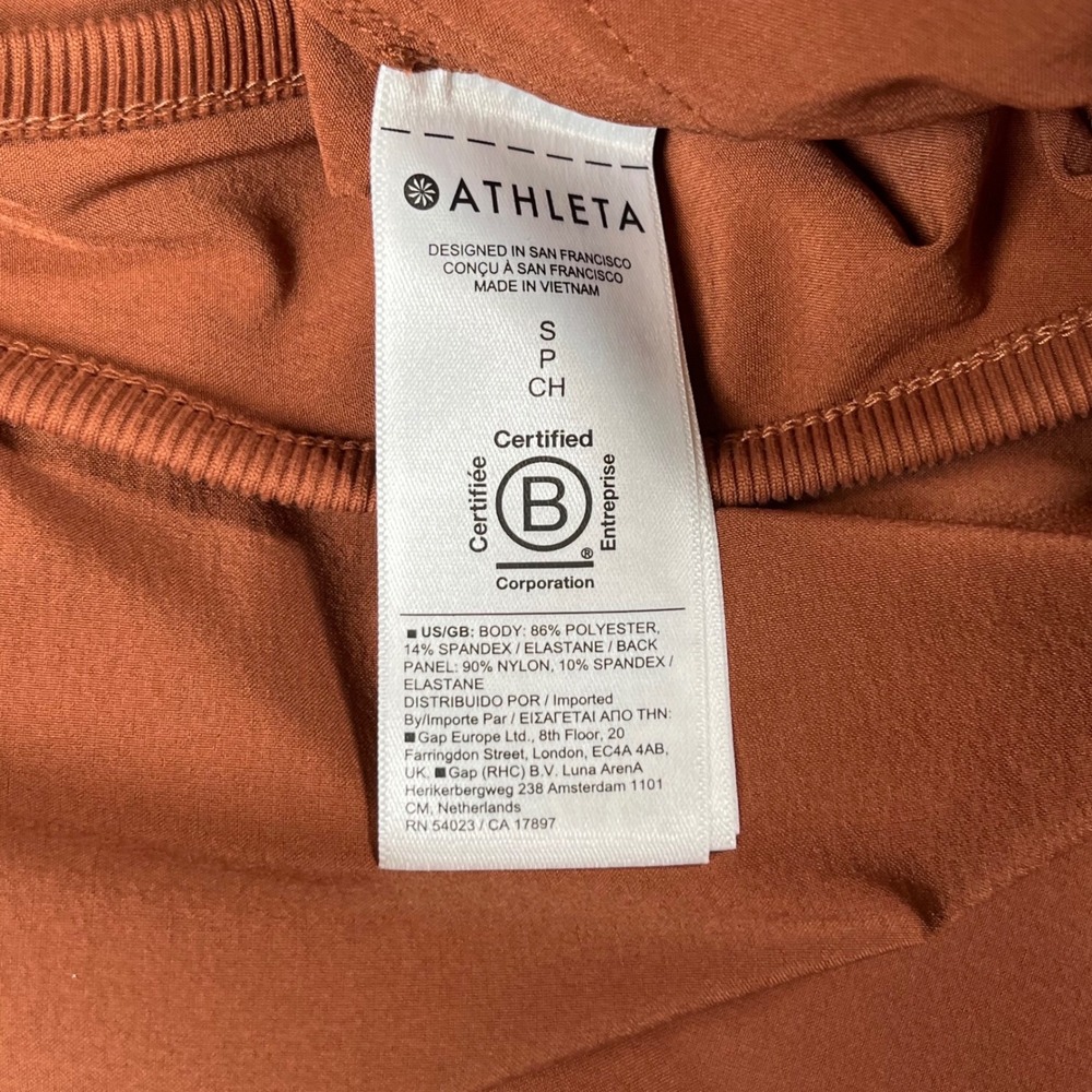 Athleta Passenger Jumpsuit Women Small Terracotta Wide Leg Casual Loose Fit - Picture 4 of 9